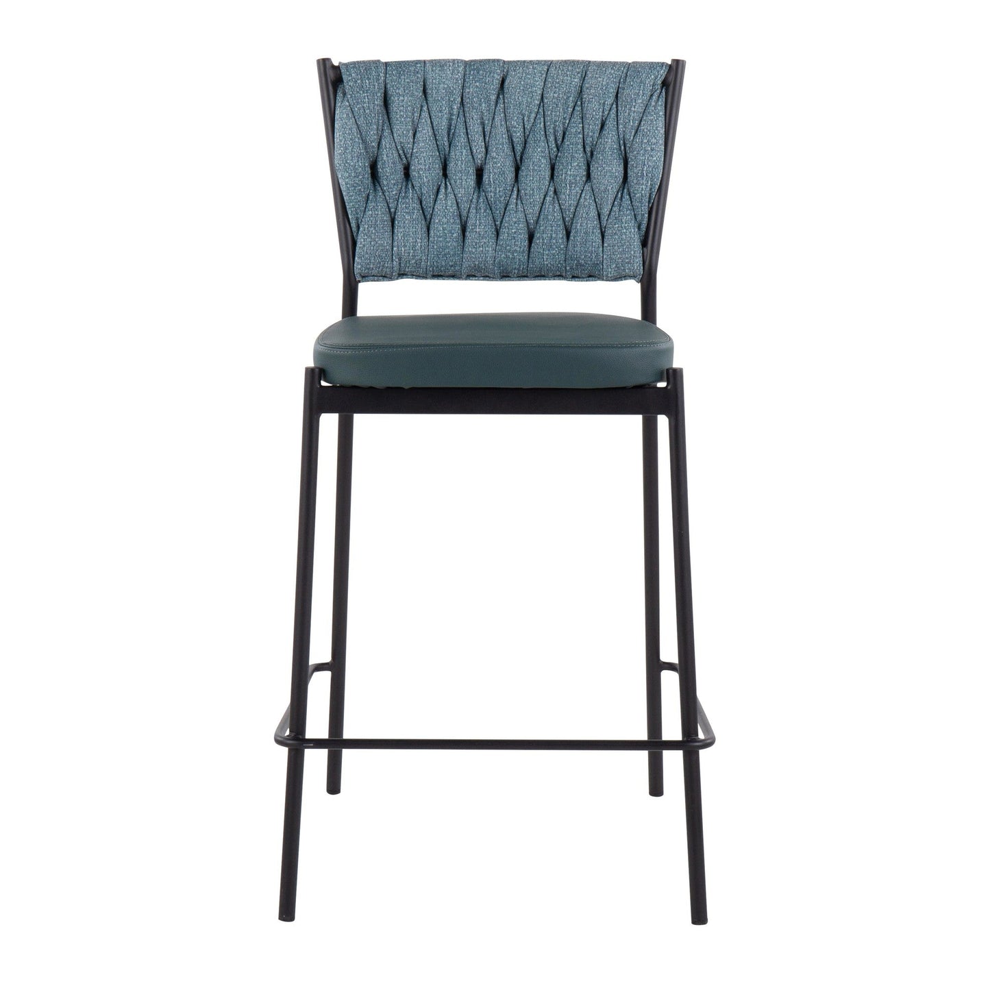 Majestic Office Furniture Tania 24" Fixed-Height Counter Stool - Set of 2