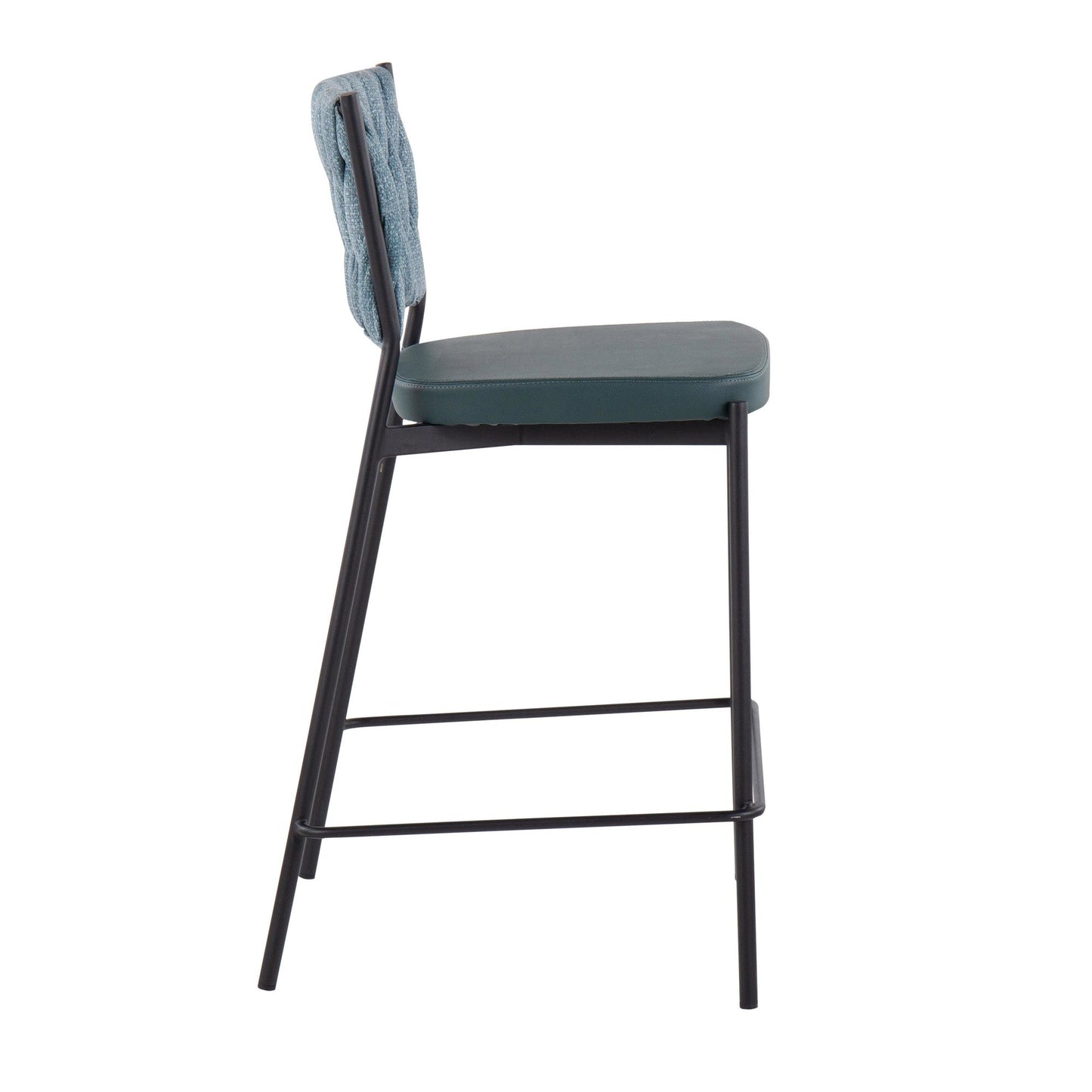 Majestic Office Furniture Tania 24" Fixed-Height Counter Stool - Set of 2
