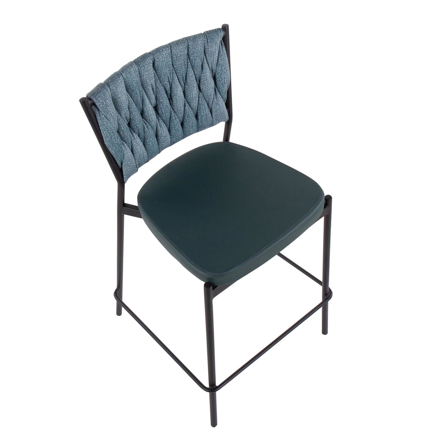 Majestic Office Furniture Tania 24" Fixed-Height Counter Stool - Set of 2