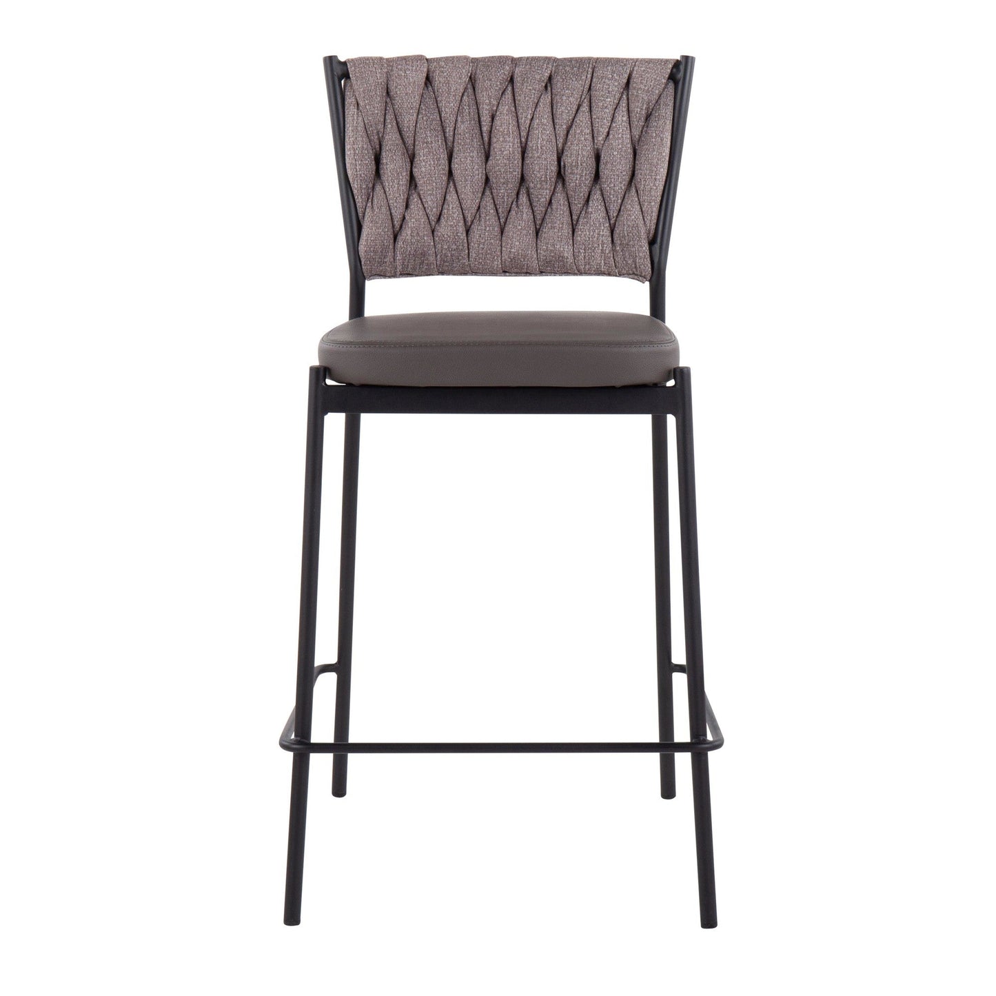 Majestic Office Furniture Tania 24" Fixed-Height Counter Stool - Set of 2