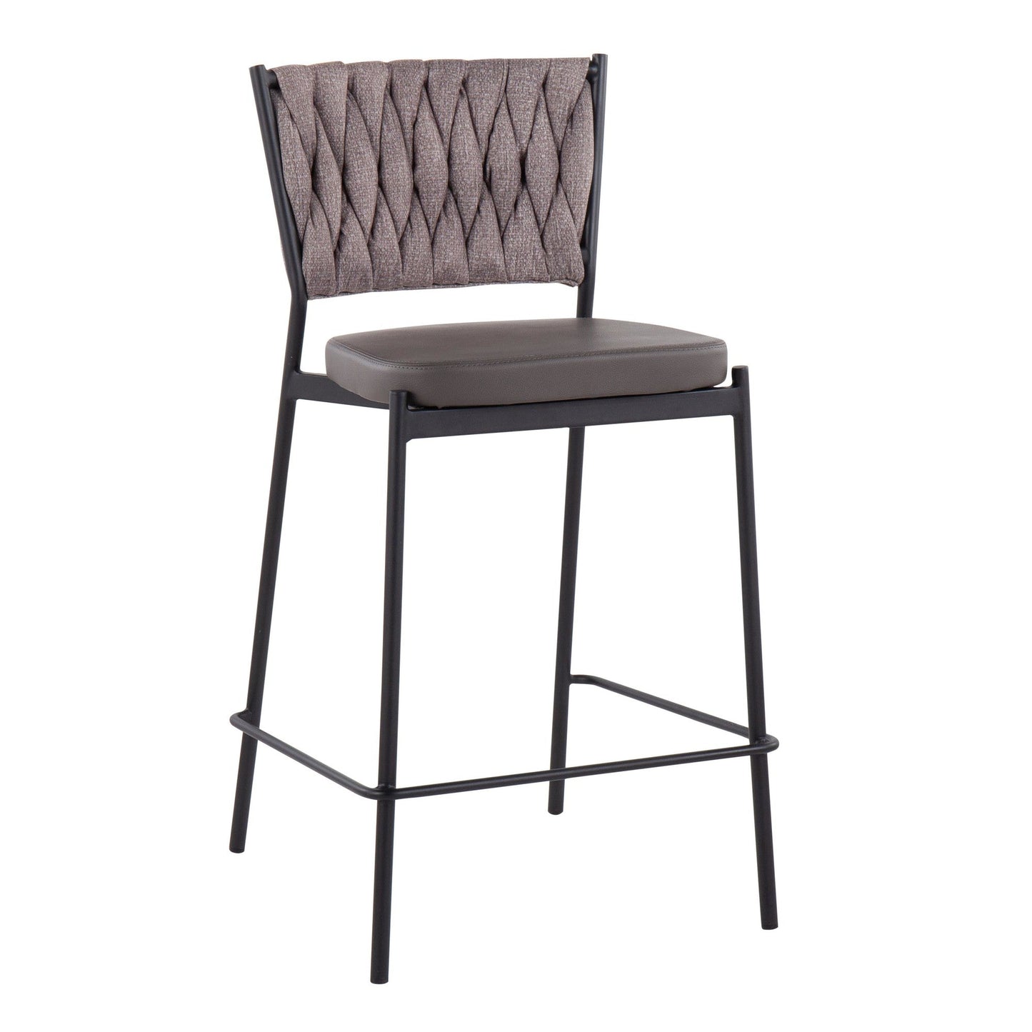 Majestic Office Furniture Tania 24" Fixed-Height Counter Stool - Set of 2