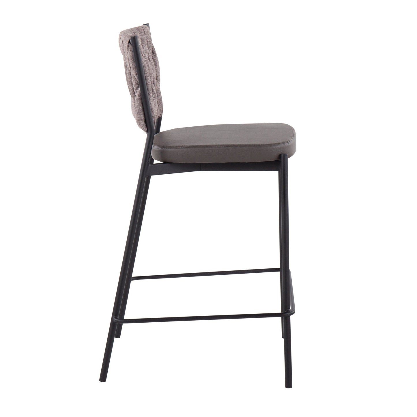Majestic Office Furniture Tania 24" Fixed-Height Counter Stool - Set of 2