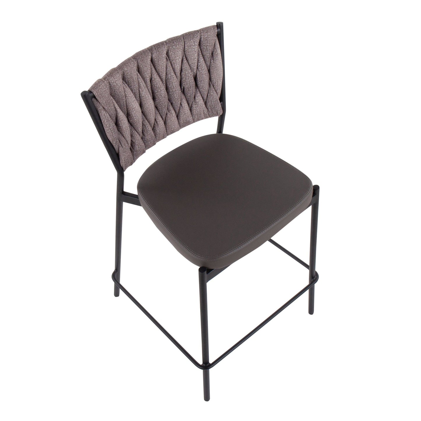 Majestic Office Furniture Tania 24" Fixed-Height Counter Stool - Set of 2