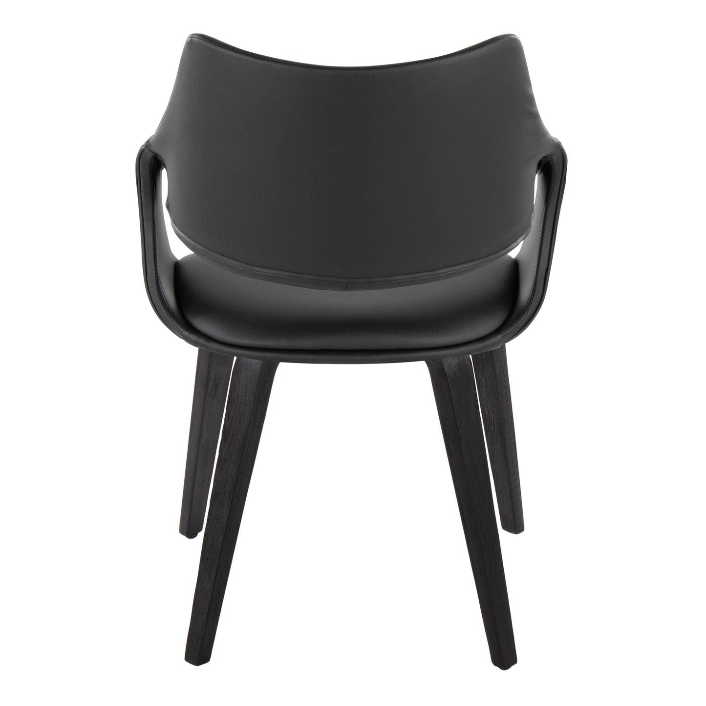 Lumisource Curvo High Back Upholstered Chair - Set of 2