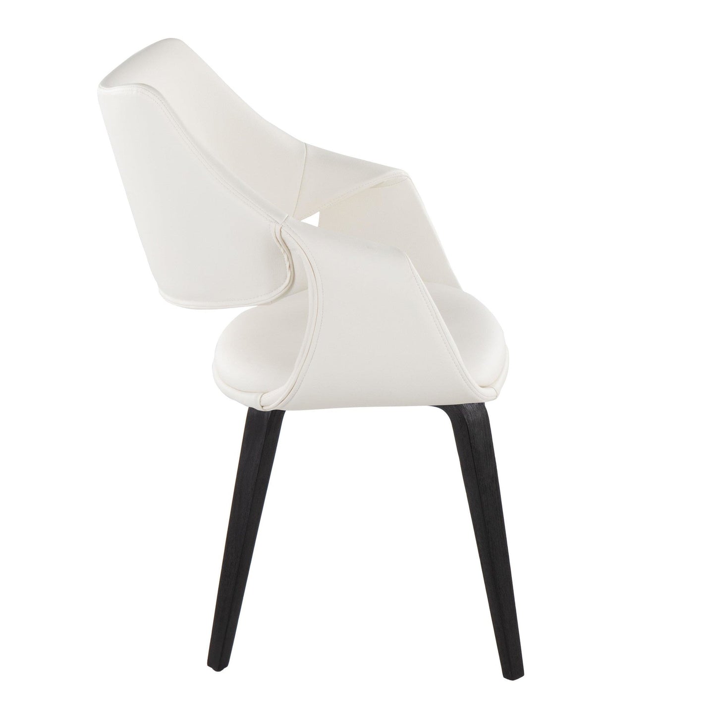 Lumisource Curvo High Back Upholstered Chair - Set of 2