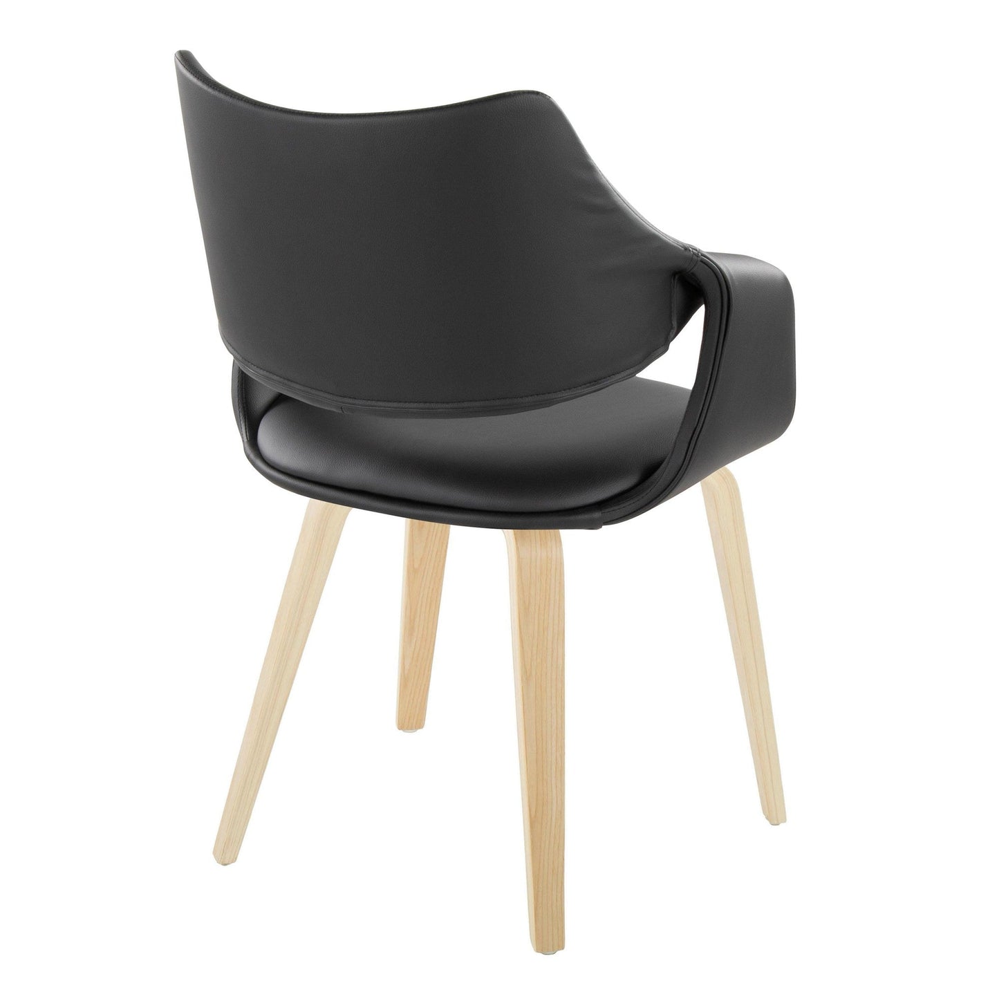 Lumisource Curvo High Back Upholstered Chair - Set of 2