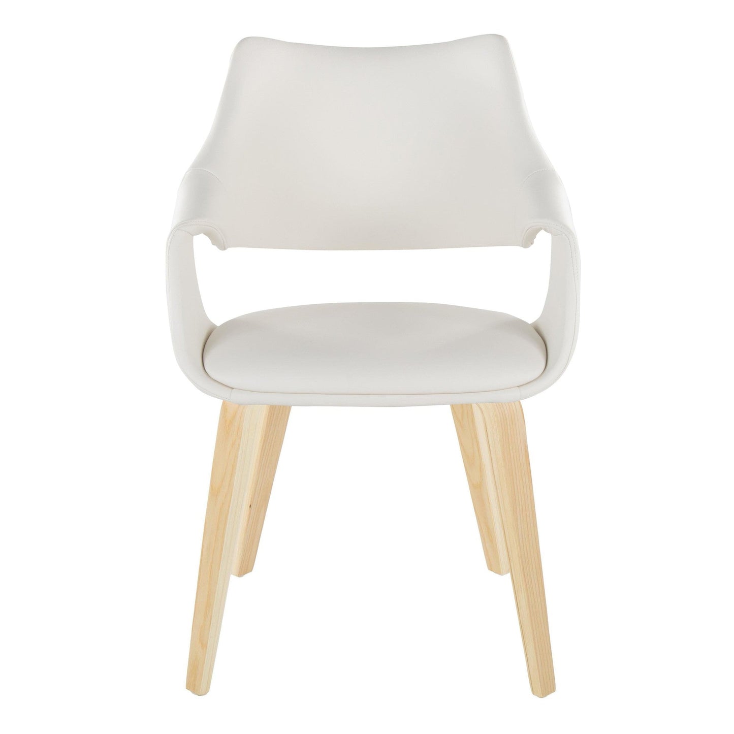 Lumisource Curvo High Back Upholstered Chair - Set of 2