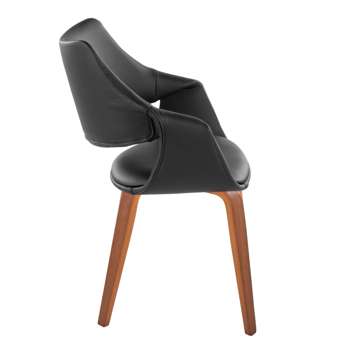 Lumisource Curvo High Back Upholstered Chair - Set of 2