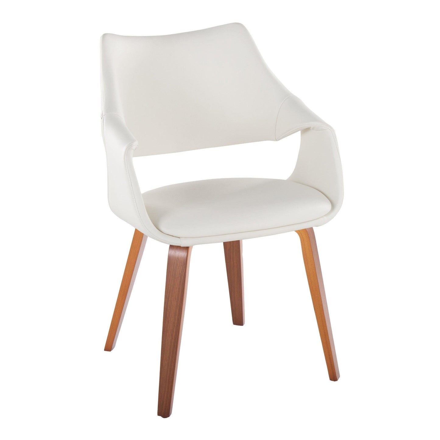 Lumisource Curvo High Back Upholstered Chair - Set of 2