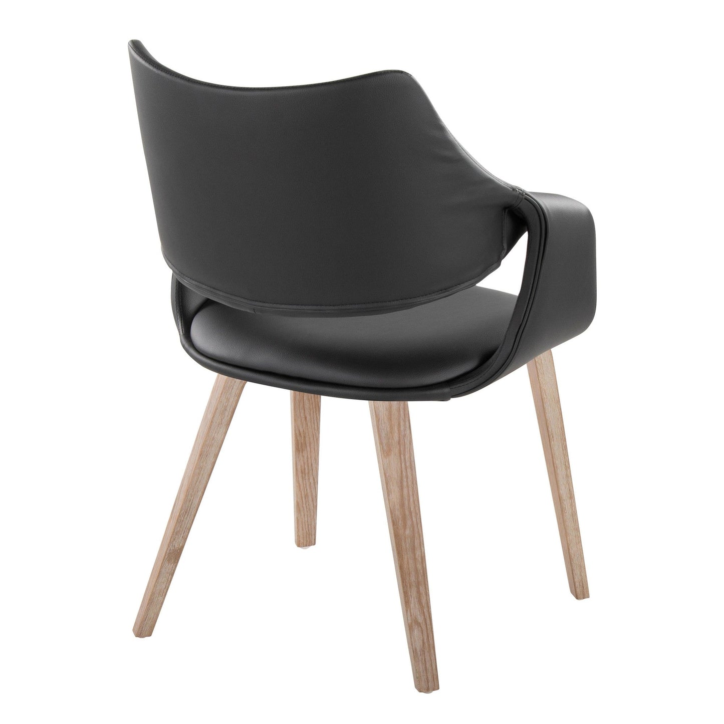 Lumisource Curvo High Back Upholstered Chair - Set of 2