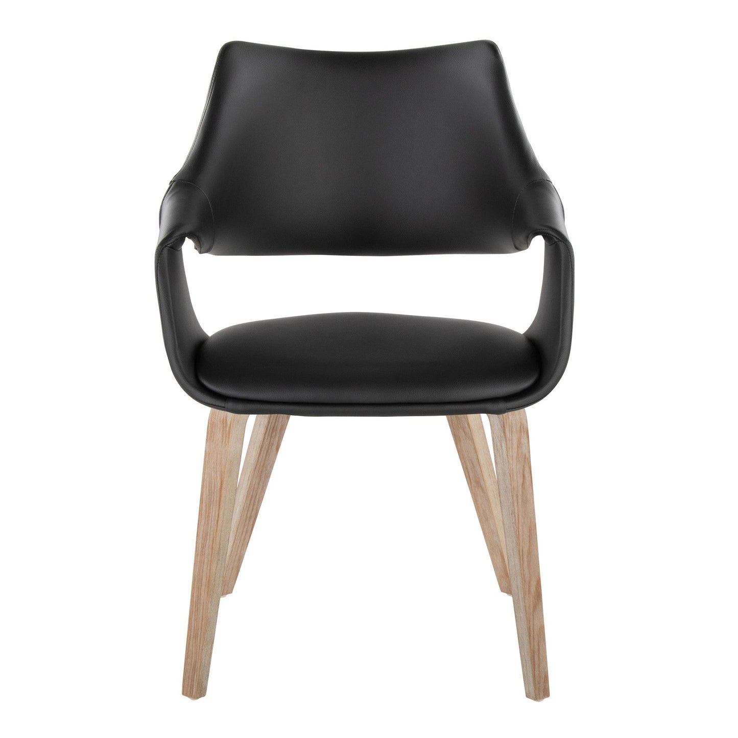 Lumisource Curvo High Back Upholstered Chair - Set of 2