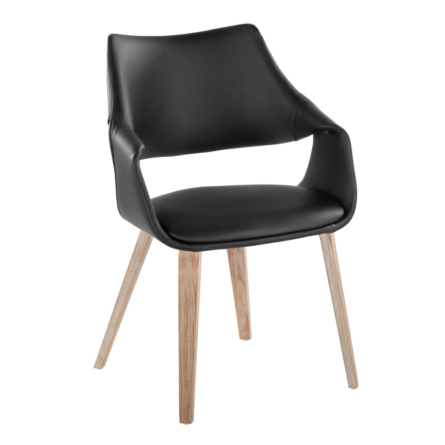 Lumisource Curvo High Back Upholstered Chair - Set of 2