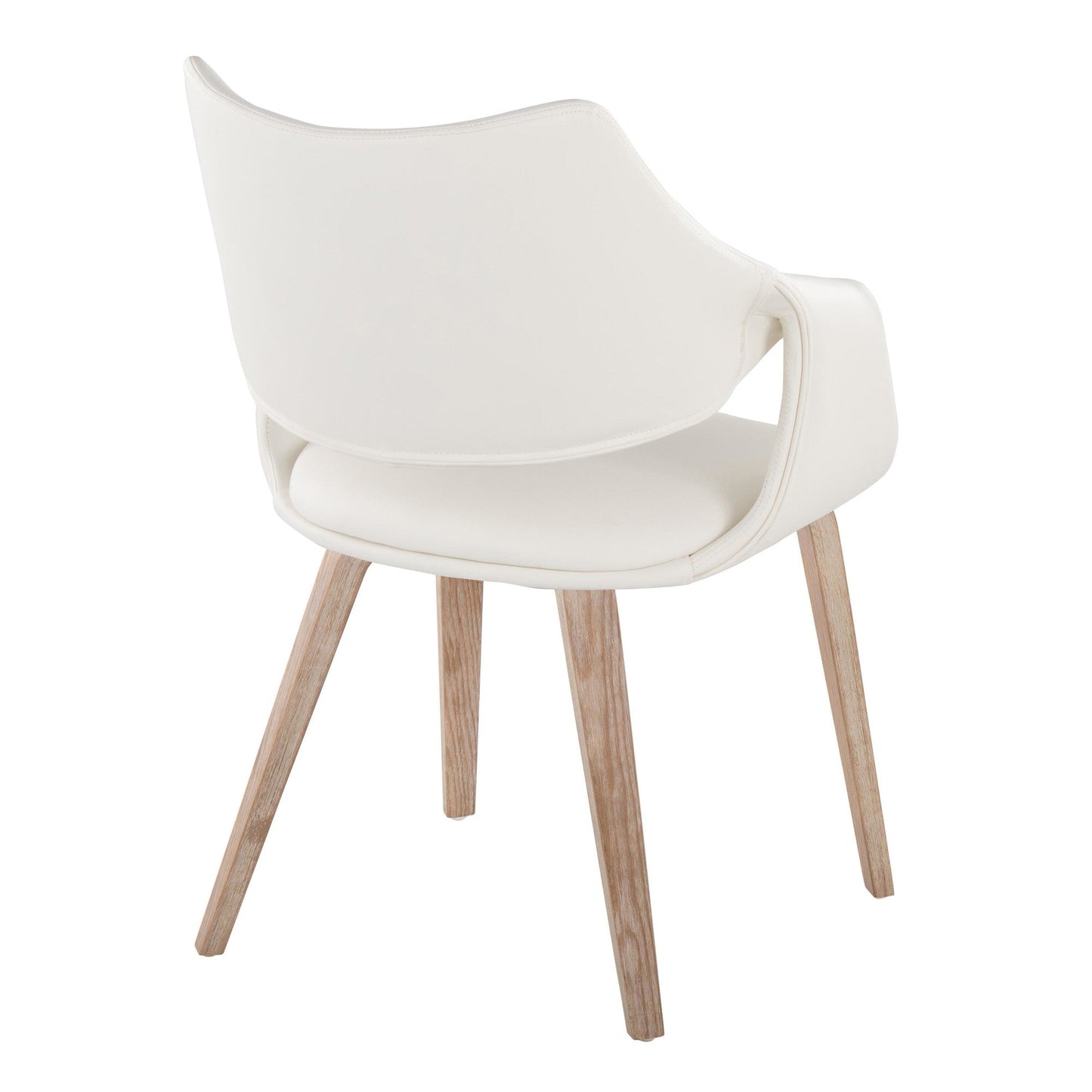Lumisource Curvo High Back Upholstered Chair - Set of 2