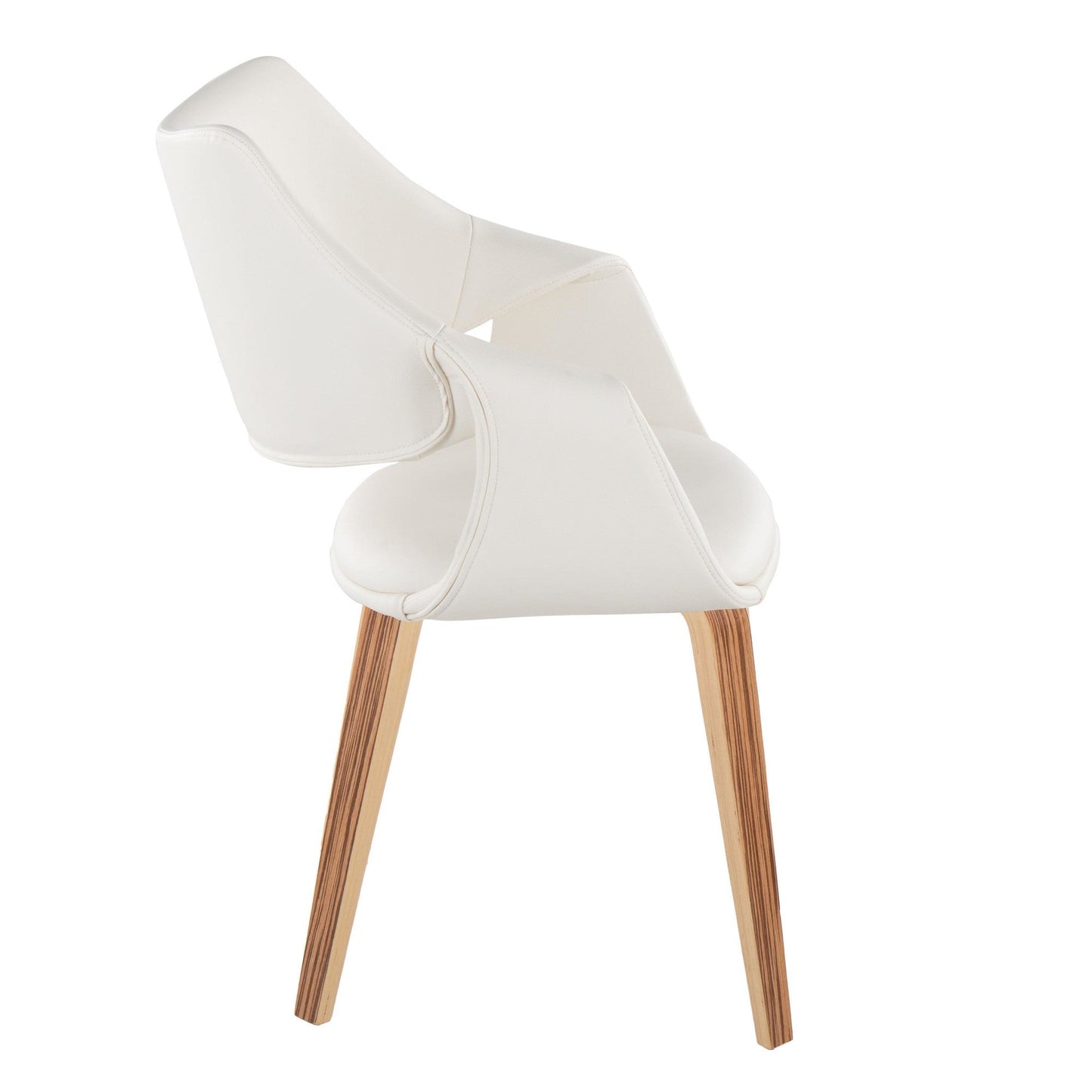 Lumisource Curvo High Back Upholstered Chair - Set of 2