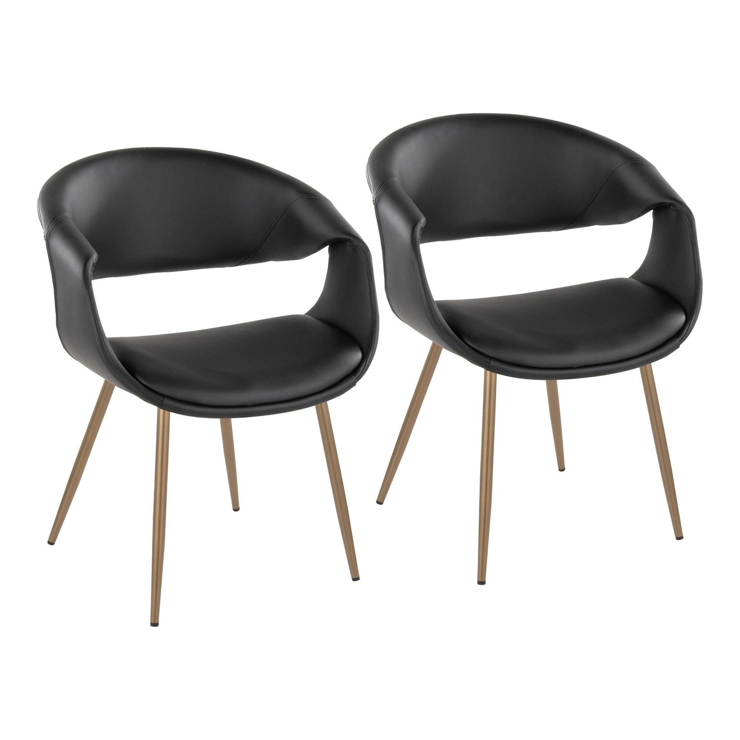 Majestic Office Furniture Upholstered Chair - Set of 2