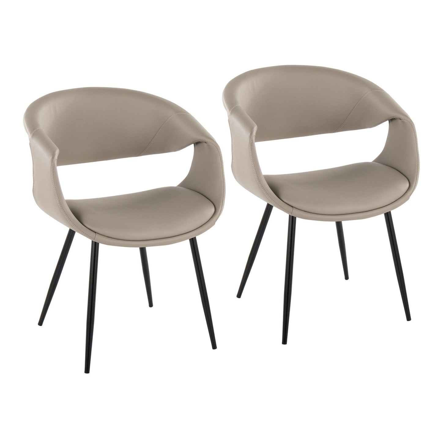 Majestic Office Furniture Upholstered Chair - Set of 2