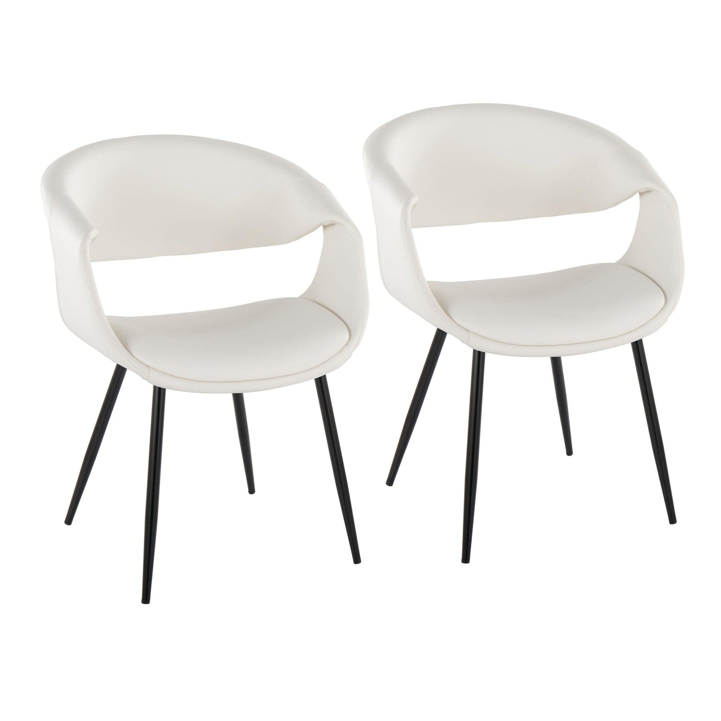 Majestic Office Furniture Upholstered Chair - Set of 2