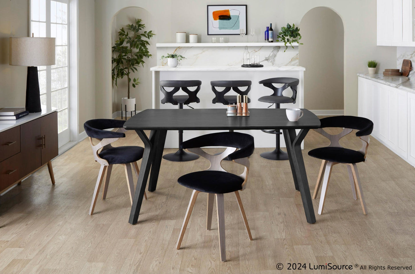 Majestic Office Furniture Adjustable Barstool - Set of 2