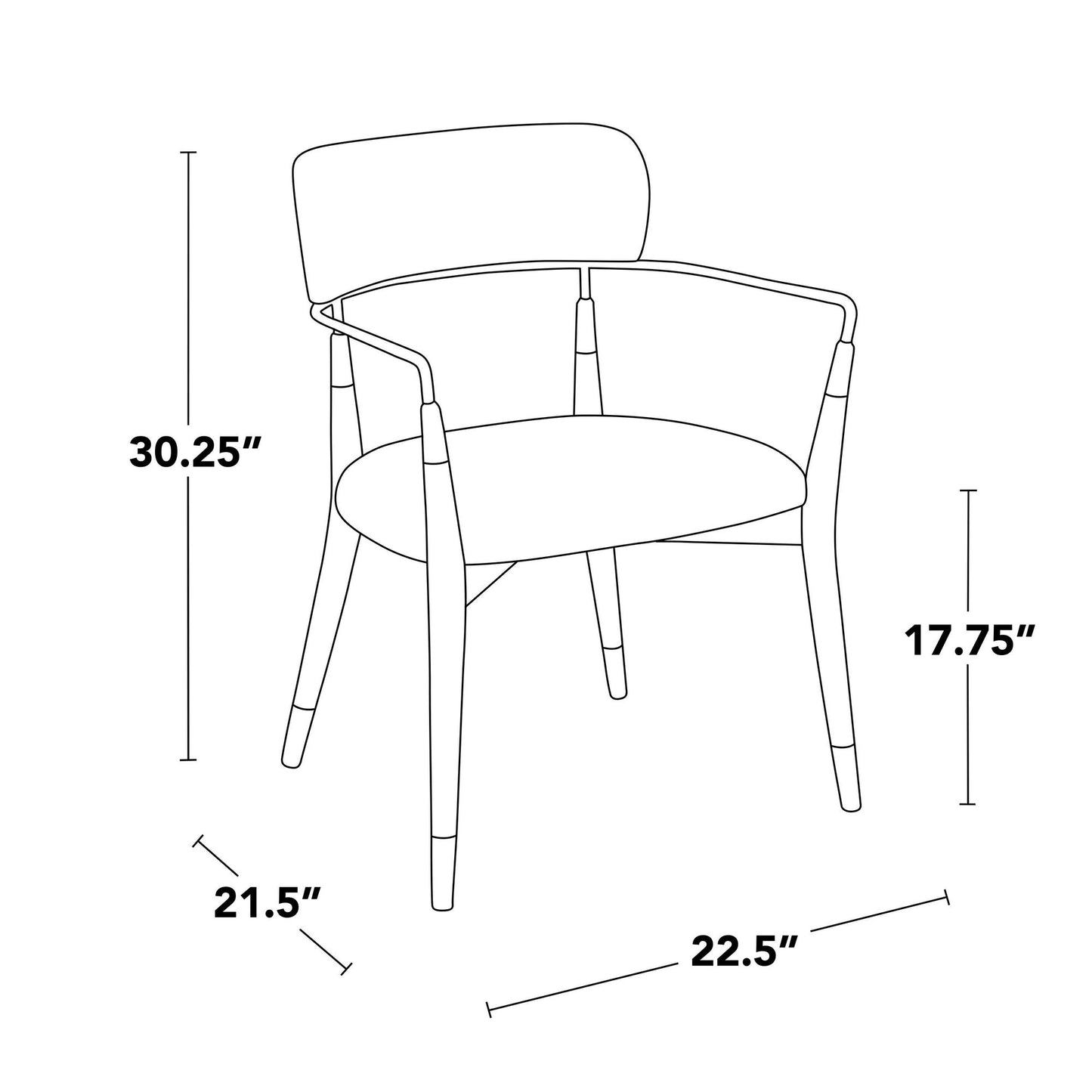 Lumisource Savannah Chair - Set of 2