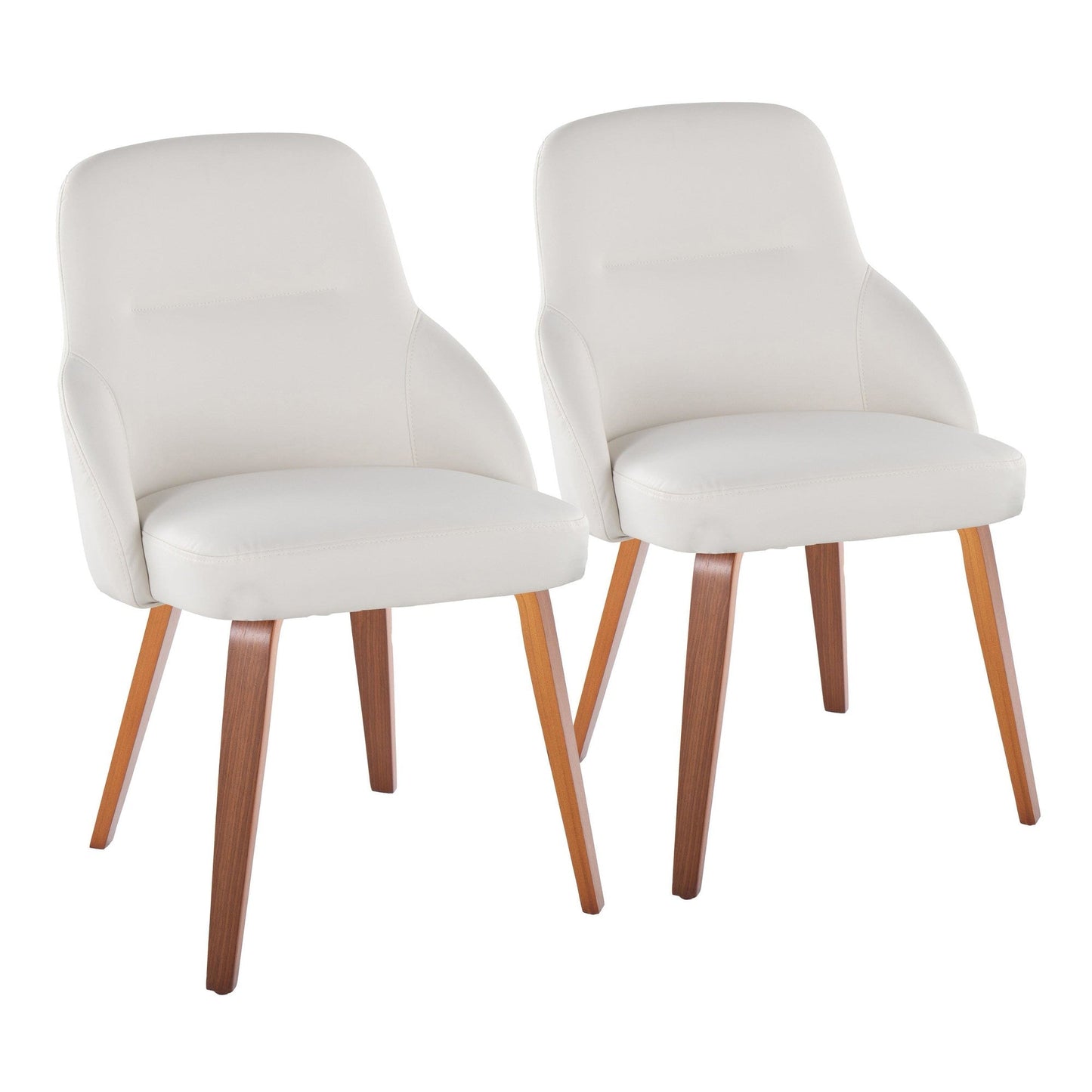 Lumisource York Upholstered Chair - Set of 2