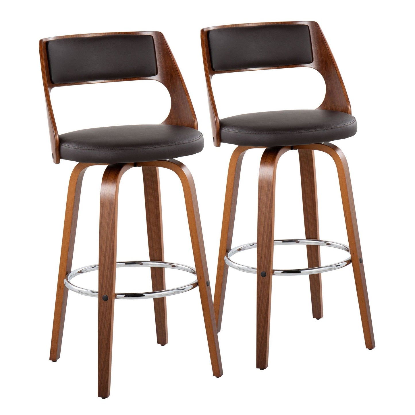 Majestic Office Furniture 30" Fixed-Height Barstool - Set of 2