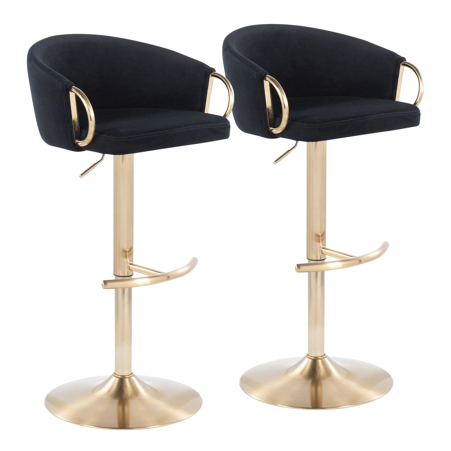 Majestic Office Furniture Adjustable Barstool - Set of 2