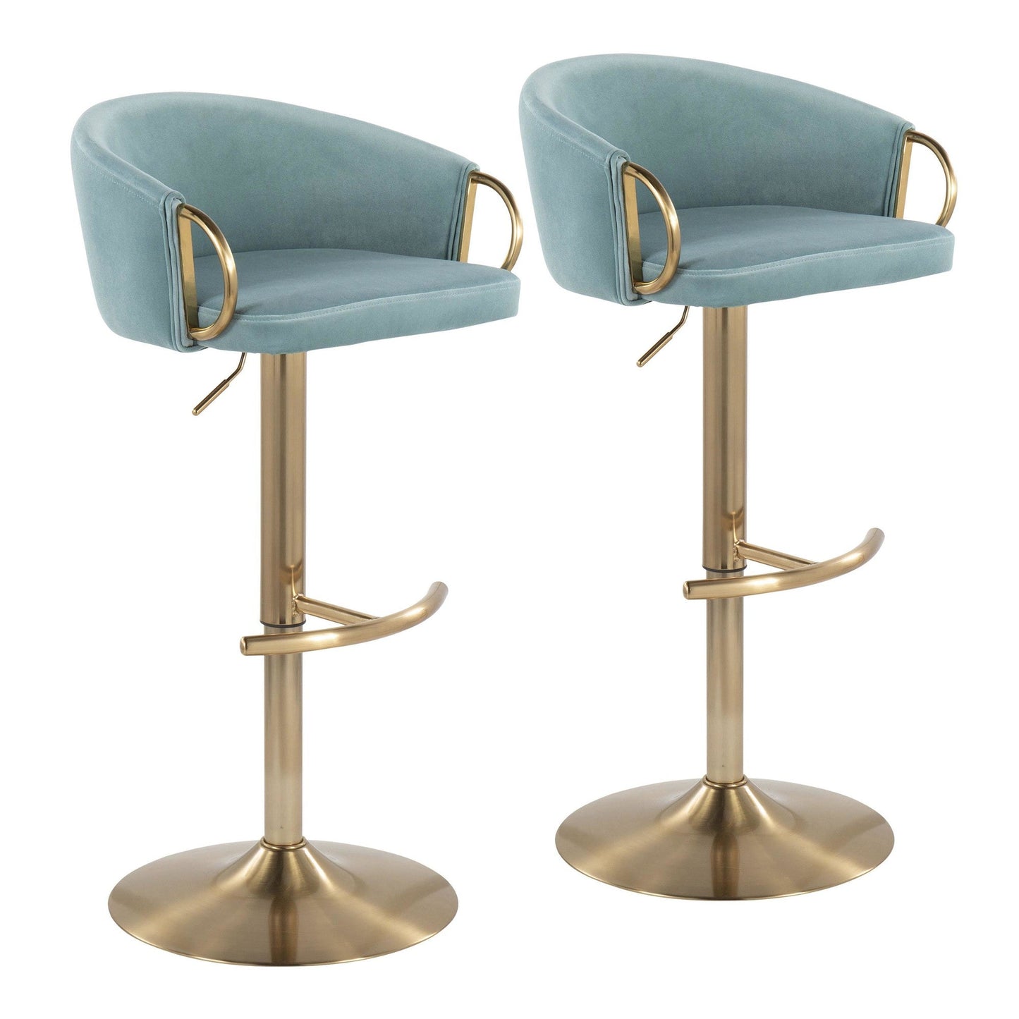 Majestic Office Furniture Adjustable Barstool - Set of 2