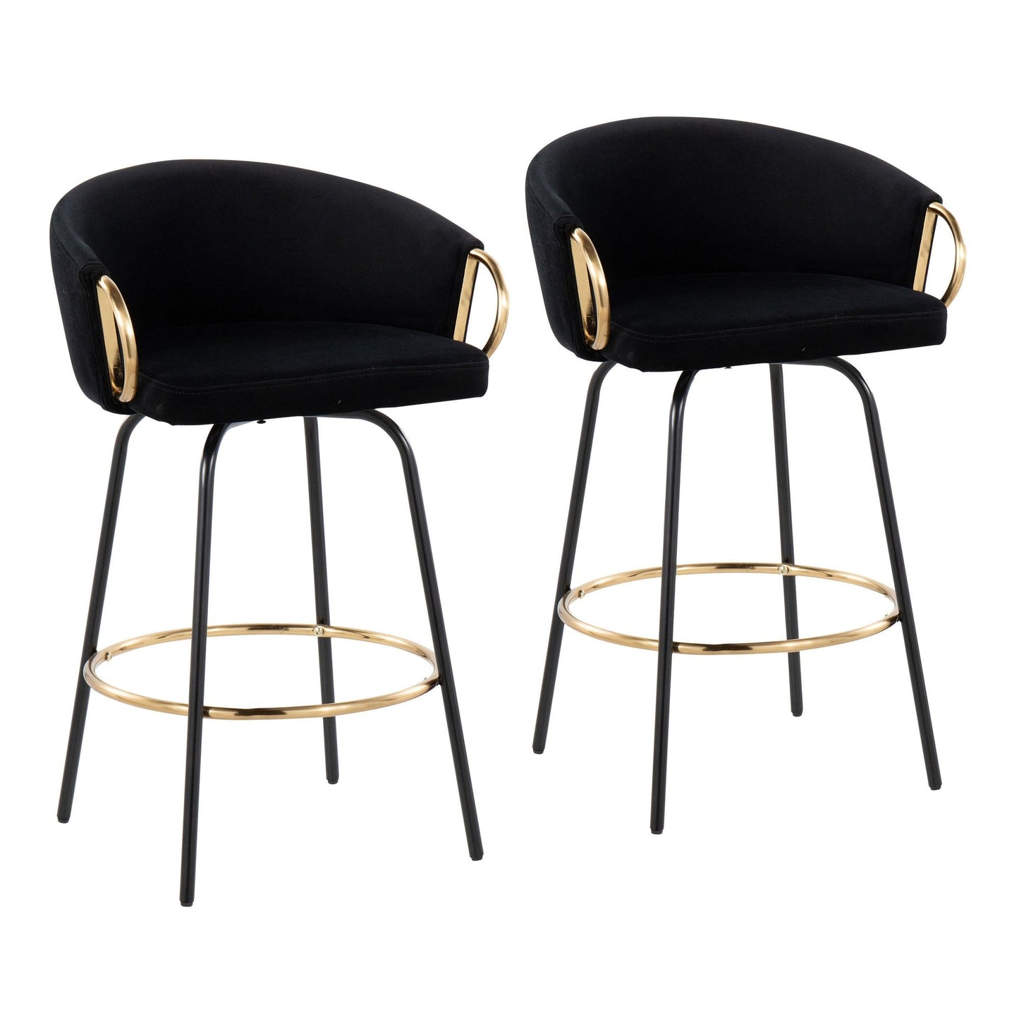 Majestic Office Furniture 26" Fixed-Height Counter Stool - Set of 2