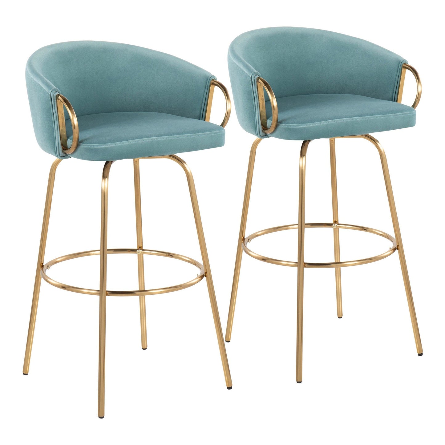Majestic Office Furniture 30" Fixed-Height Barstool - Set of 2