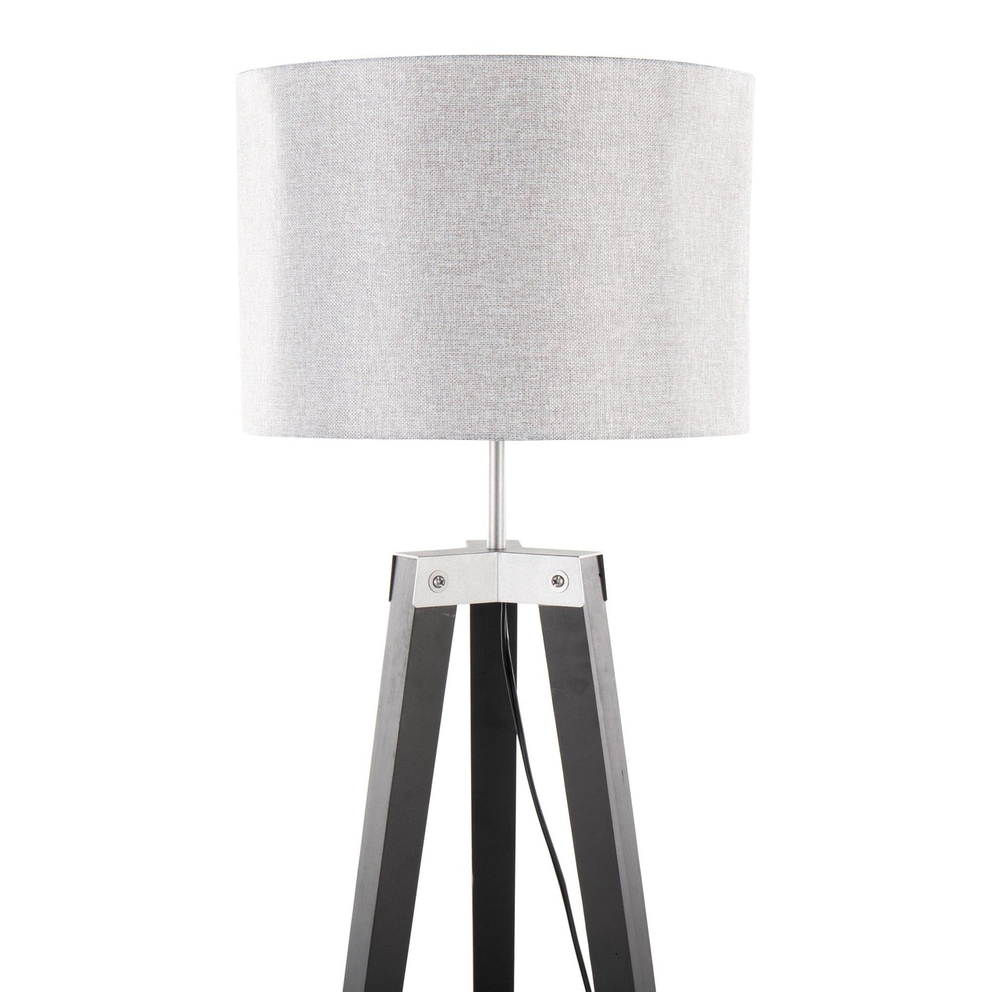 Majestic Office Furniture Shelf 58.5" Wood Floor Lamp