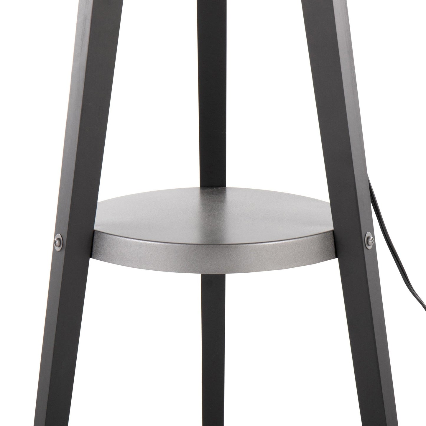 Majestic Office Furniture Shelf 58.5" Wood Floor Lamp