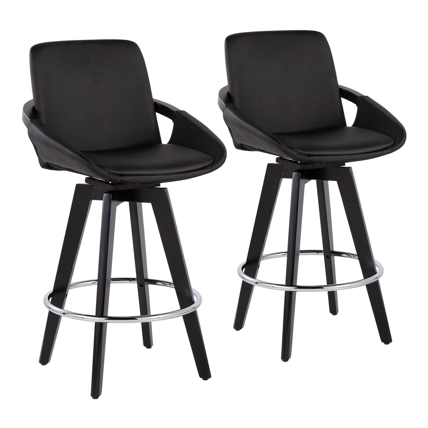 Majestic Office Furniture 26" Fixed-Height Counter Stool - Set of 2