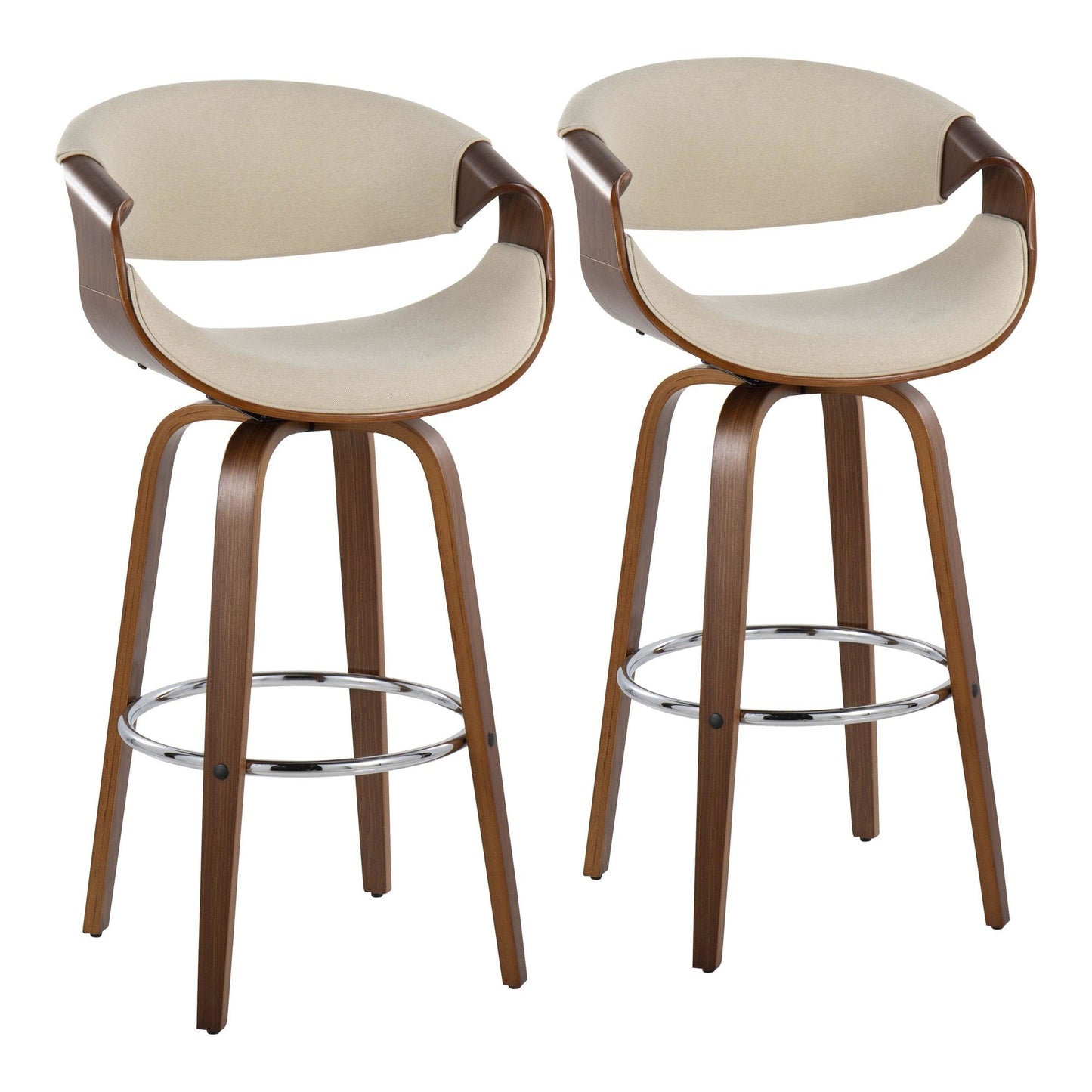 Majestic Office Furniture 30'' Fixed-Height Barstool - Set of 2