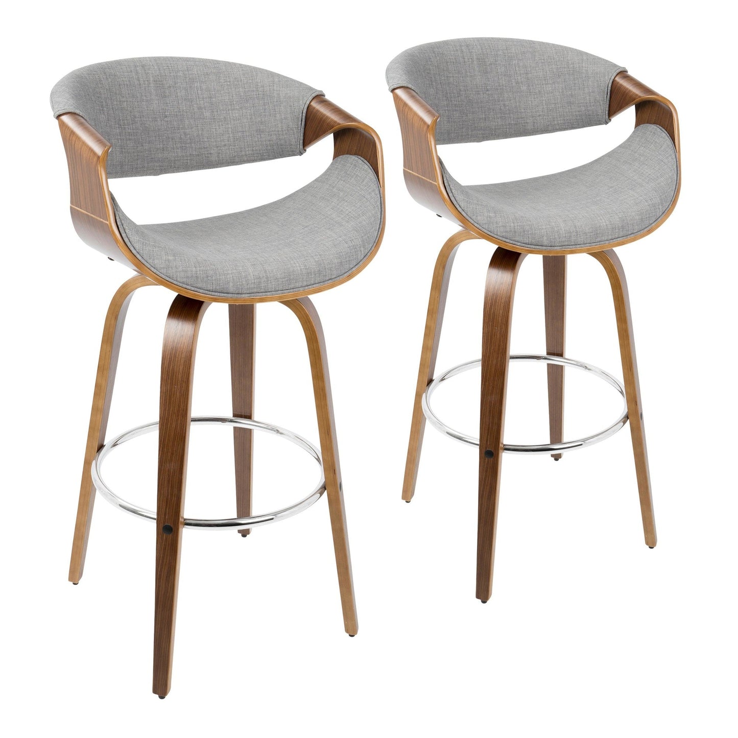 Majestic Office Furniture 30'' Fixed-Height Barstool - Set of 2