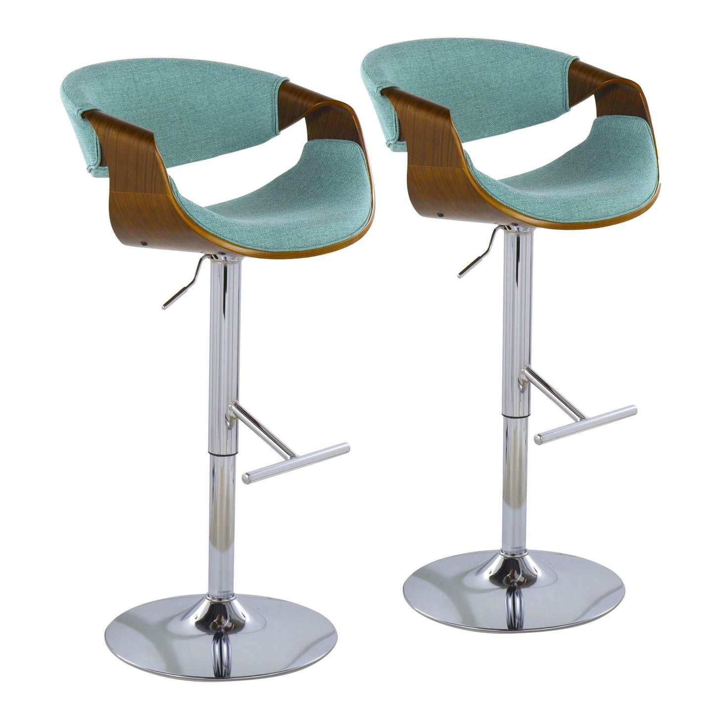 Majestic Office Furniture Adjustable Barstool - Set of 2