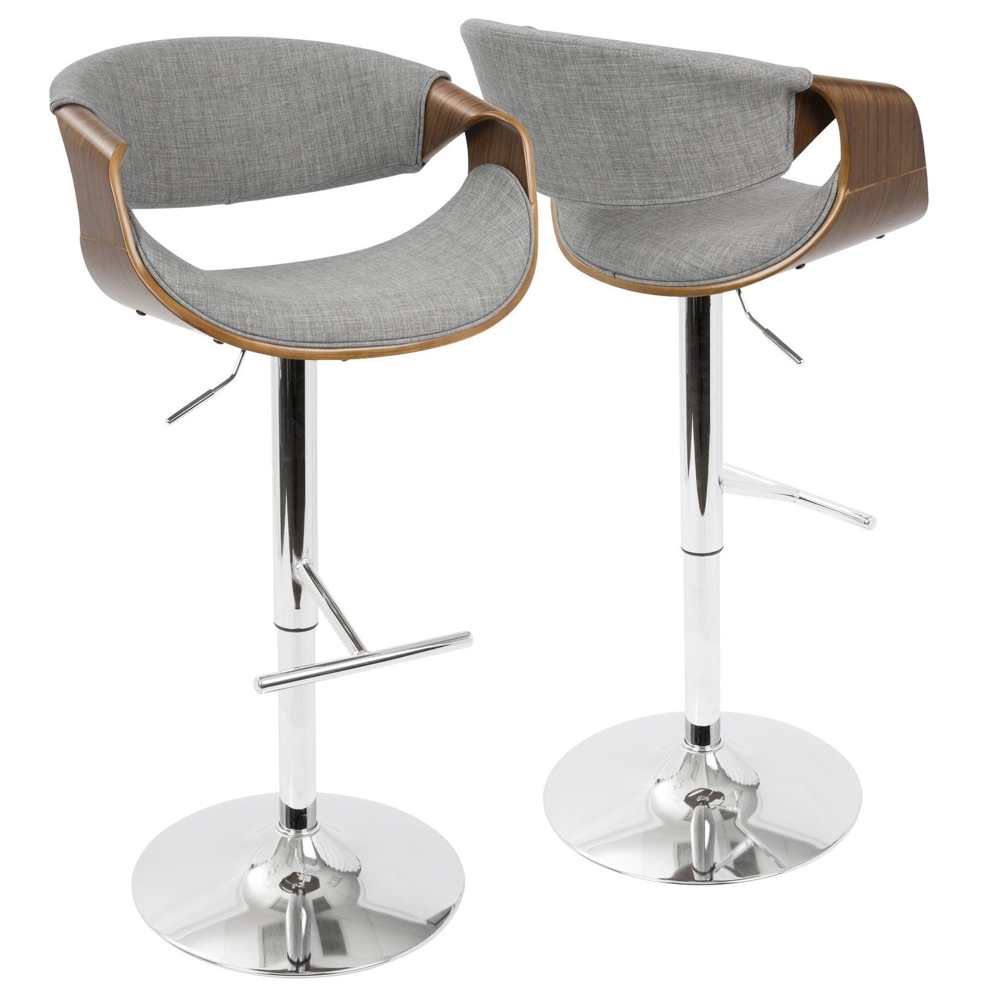 Majestic Office Furniture Adjustable Barstool - Set of 2