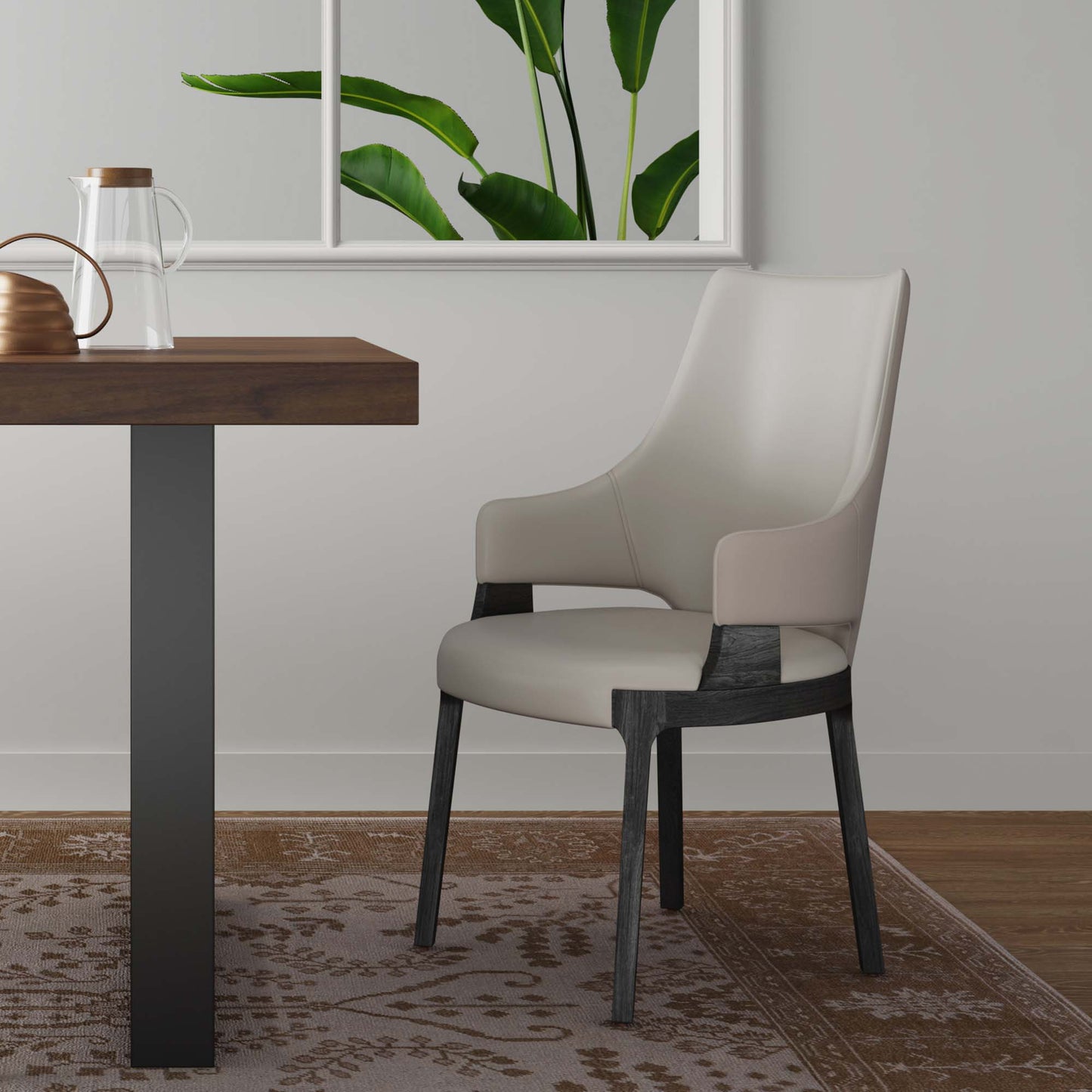 Manhattan Comfort Kara Dining Arm Chair