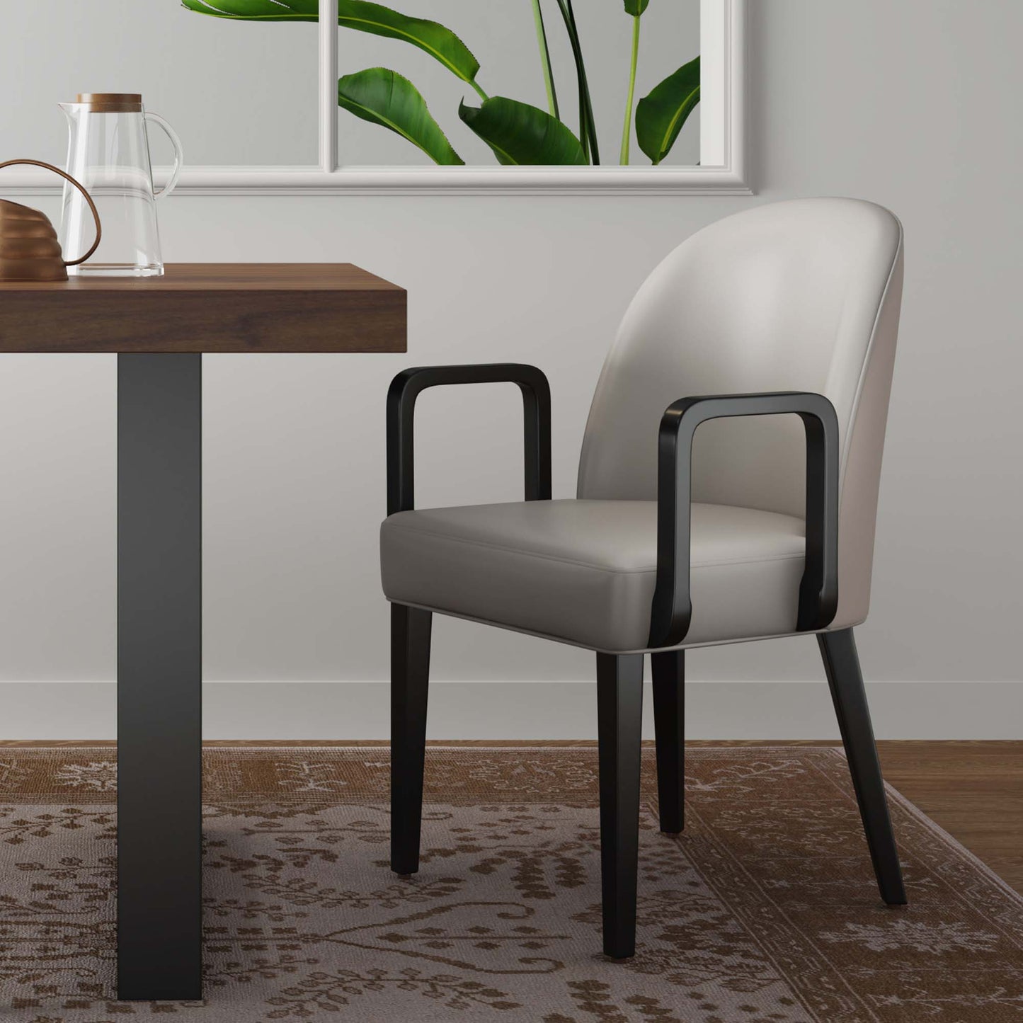 Manhattan Comfort Hillman Dining Arm Chair