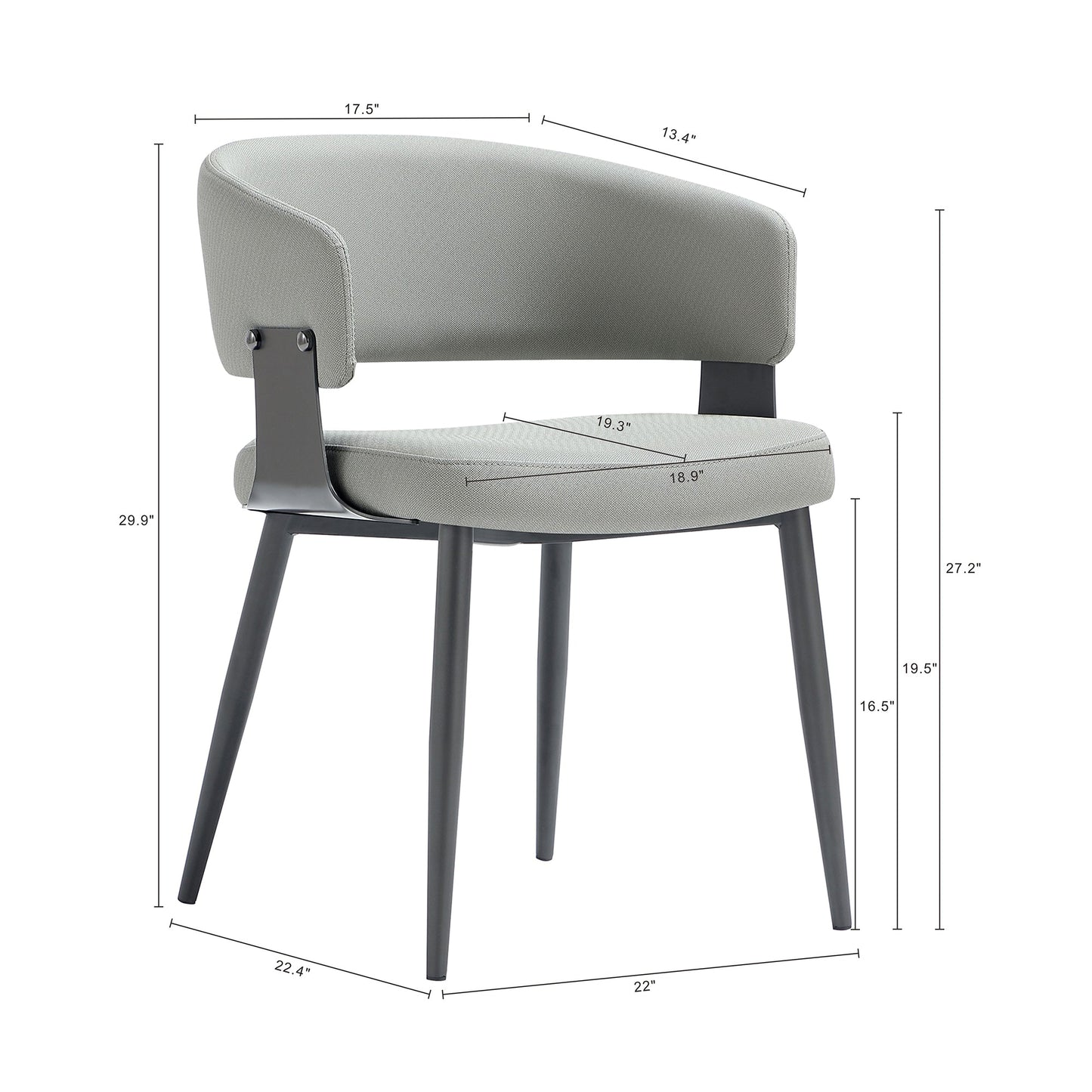 Manhattan Comfort Luce Dining Chair