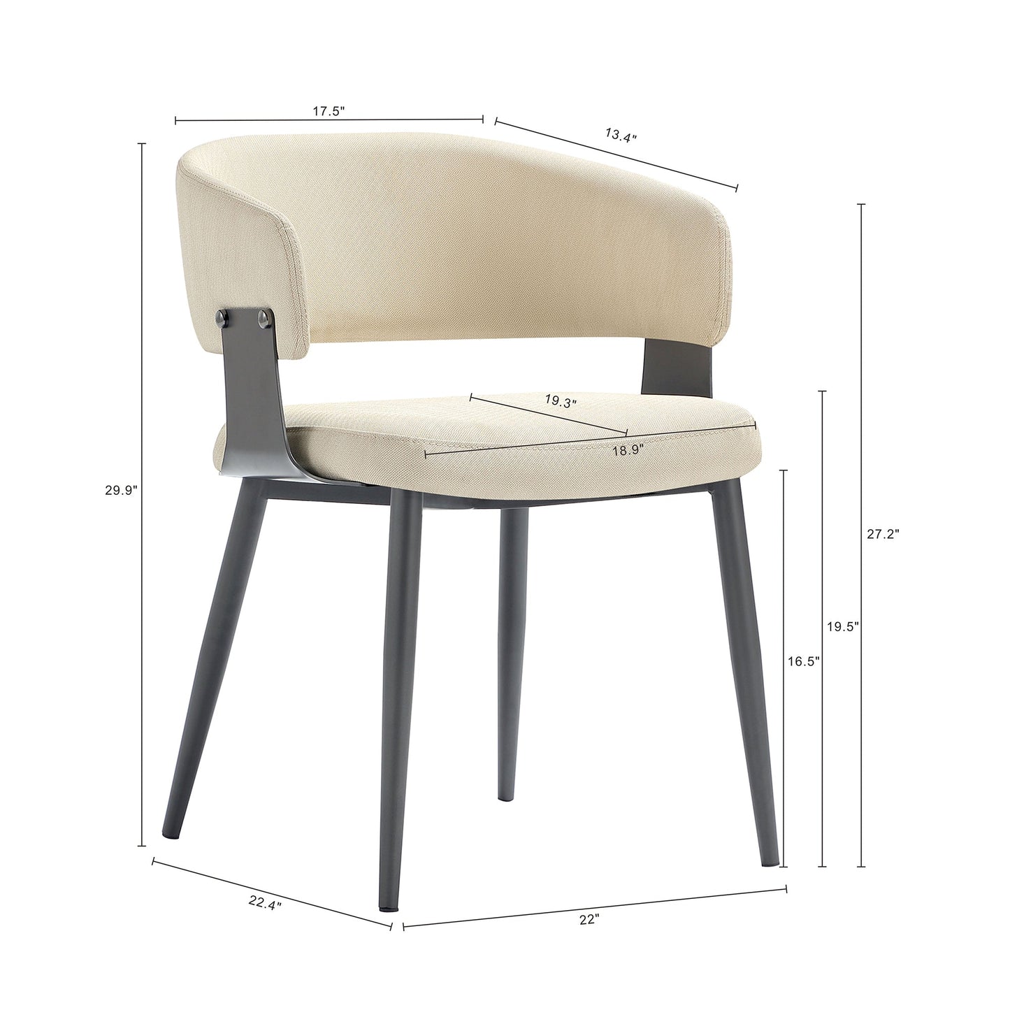 Manhattan Comfort Luce Dining Chair