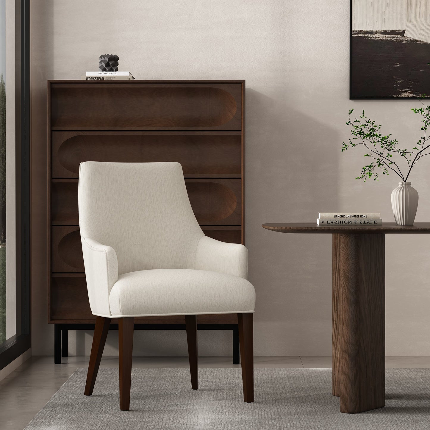 Manhattan Comfort Beever Dining Armchair