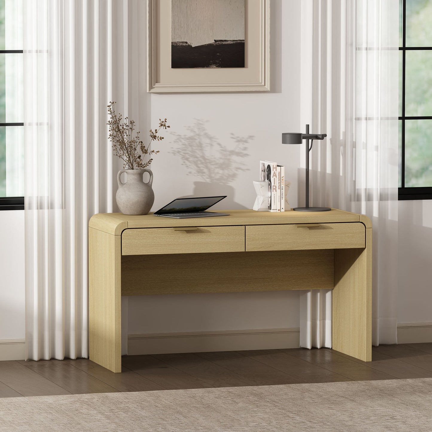 Manhattan Comfort Grace 54" Home Office Desk