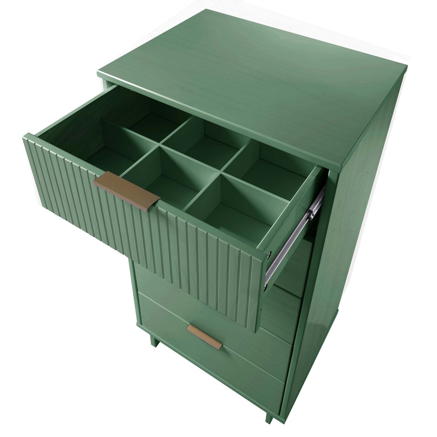 Manhattan Comfort Granville Tall Narrow Dresser
