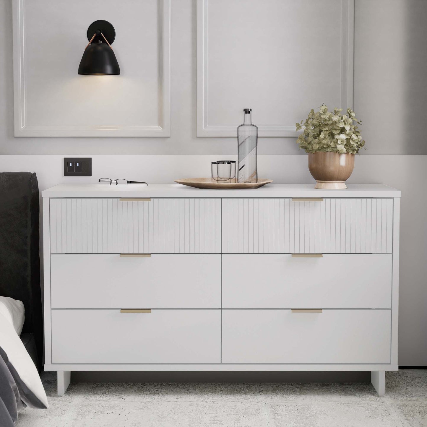 Manhattan Comfort Granville Double Wide Dresser