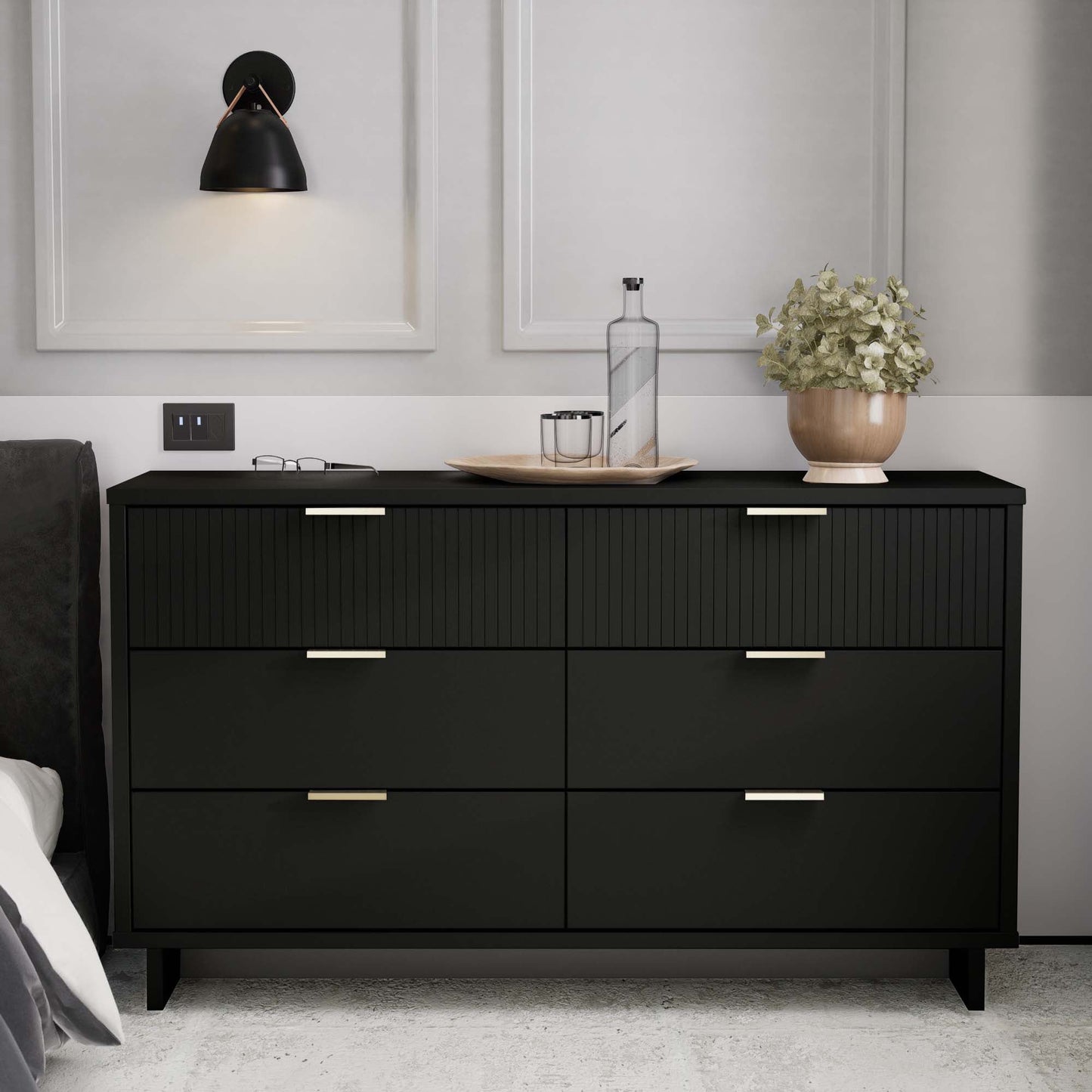 Manhattan Comfort Granville Double Wide Dresser