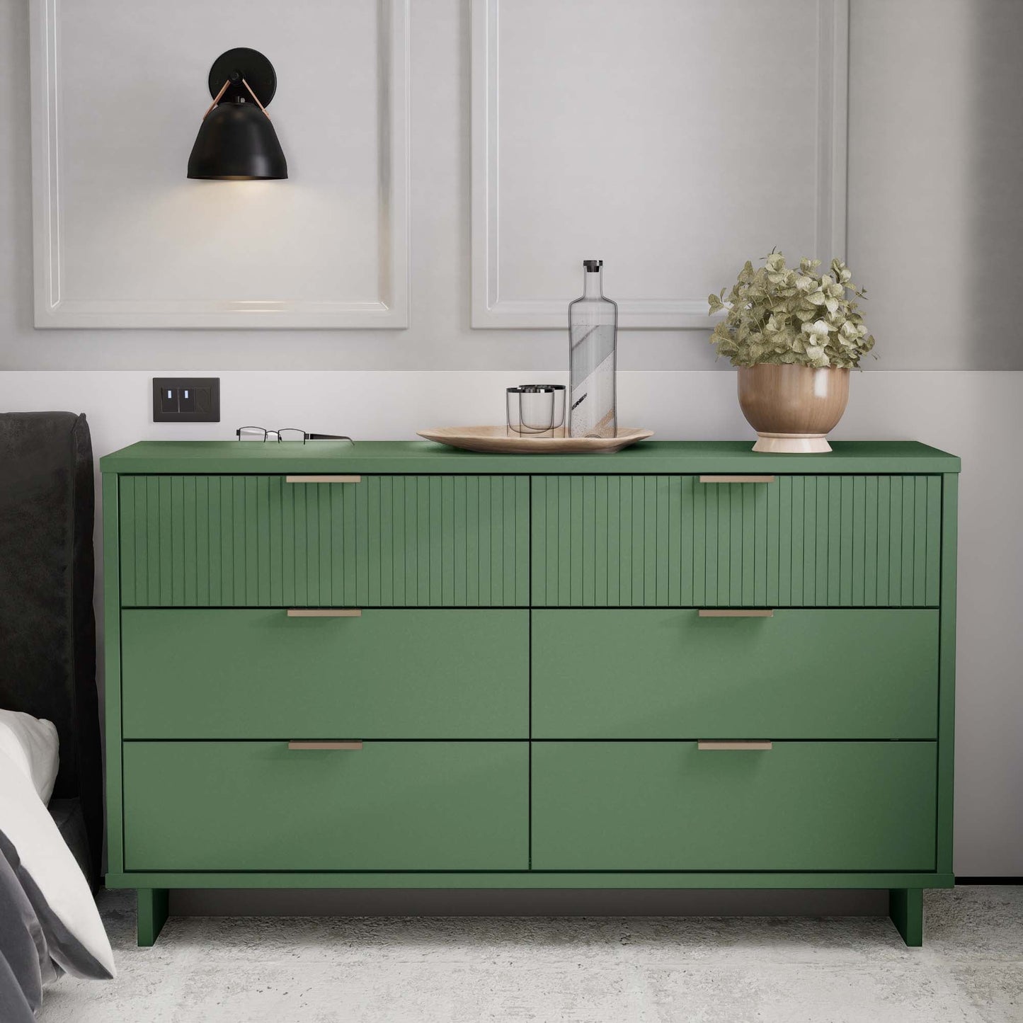 Manhattan Comfort Granville Double Wide Dresser