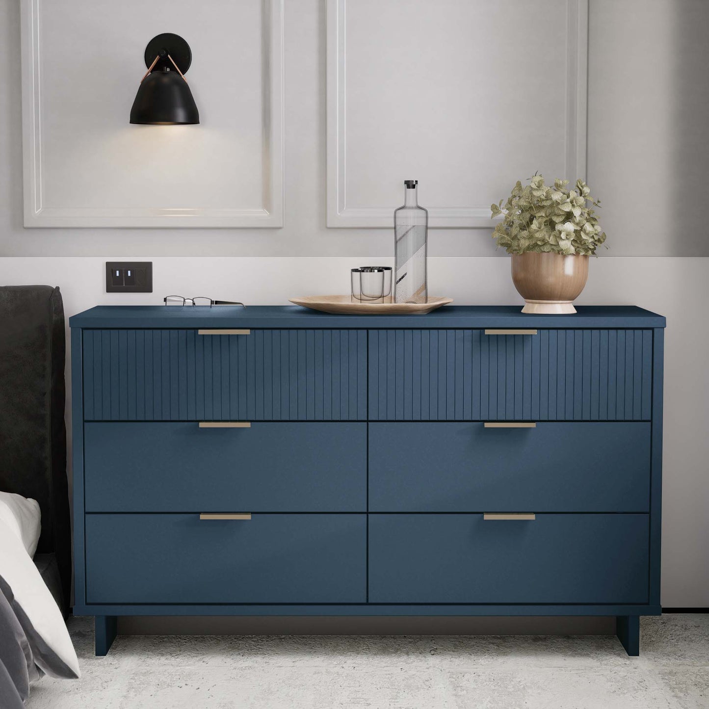 Manhattan Comfort Granville Double Wide Dresser