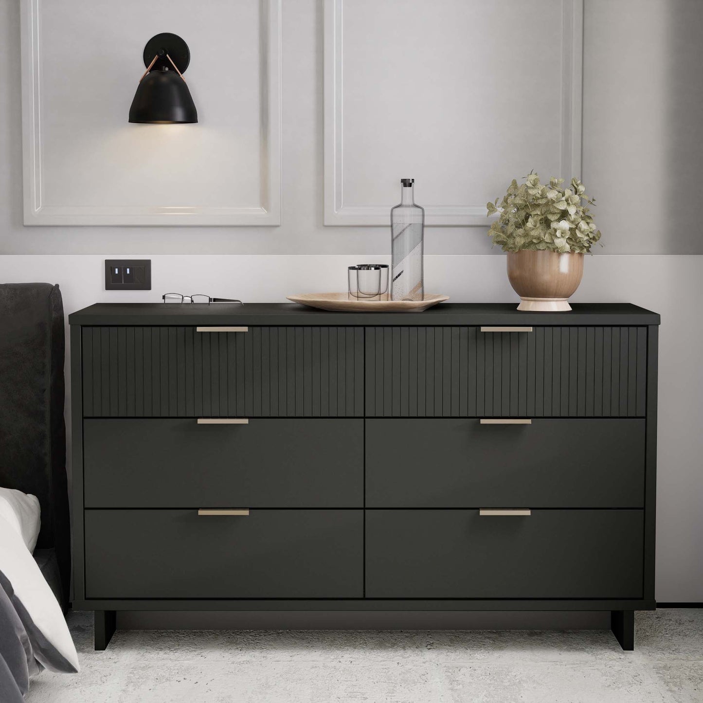 Manhattan Comfort Granville Double Wide Dresser