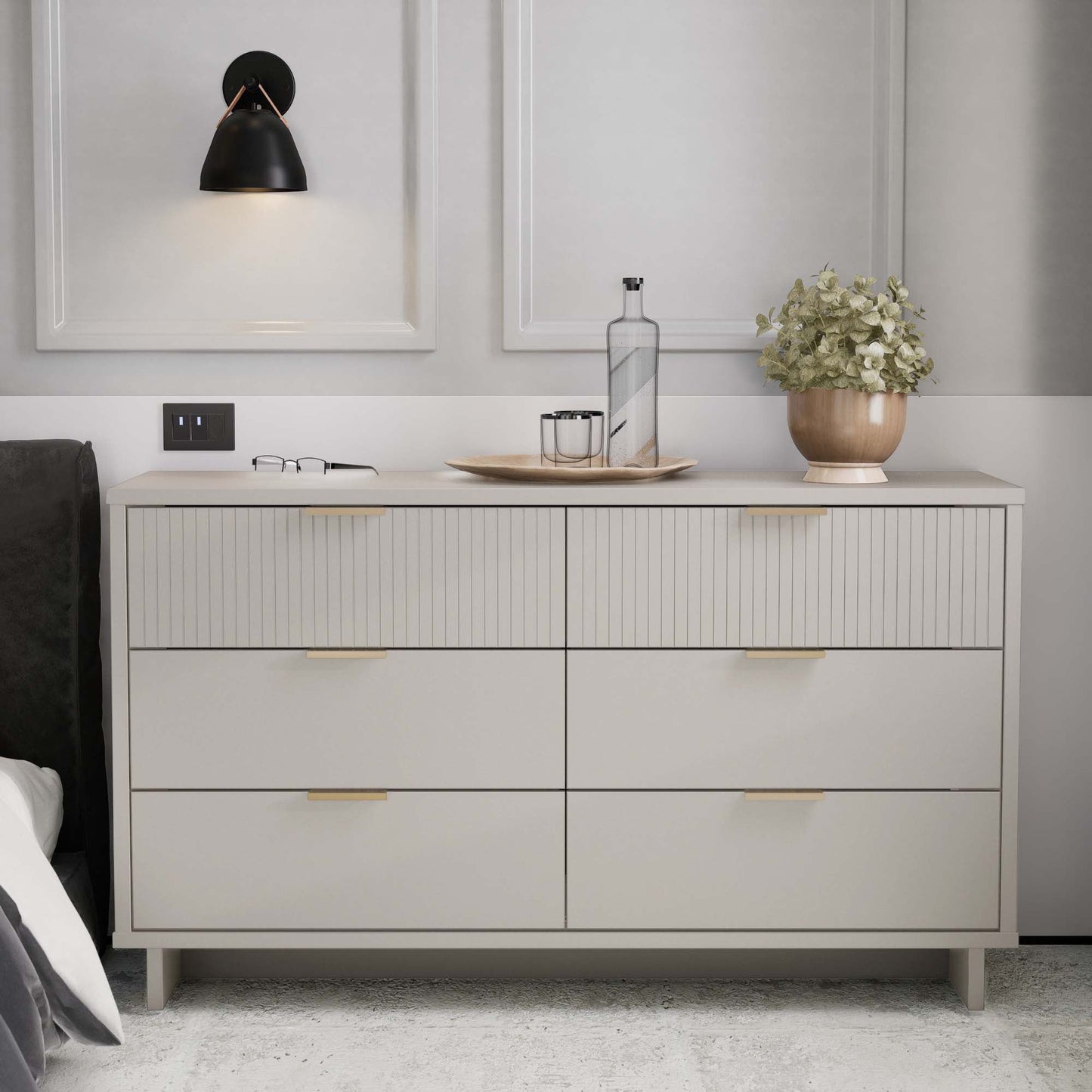 Manhattan Comfort Granville Double Wide Dresser