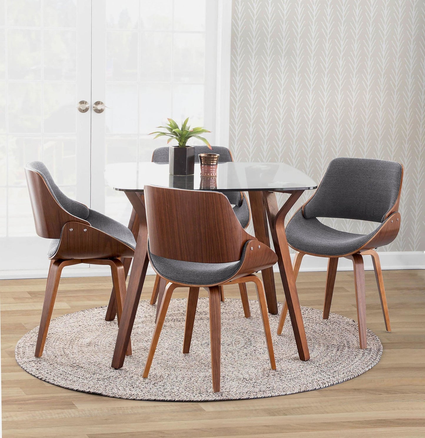 Majestic Office Furniture Square Fabrizzi Dining Set - 5 Piece
